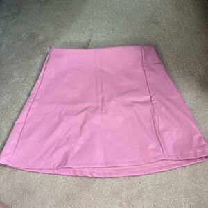Altar’d State Faux Pink Leather Skirt